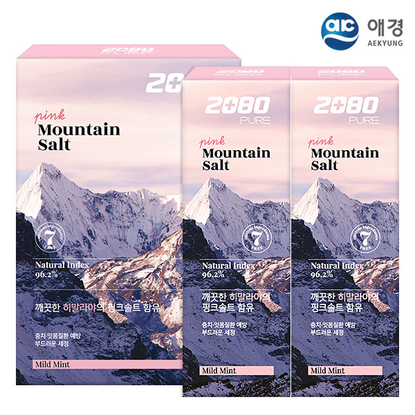 도매] 애경 2080 히말라야 핑크솔트 치약 100g 2P (50개부터 주문가능